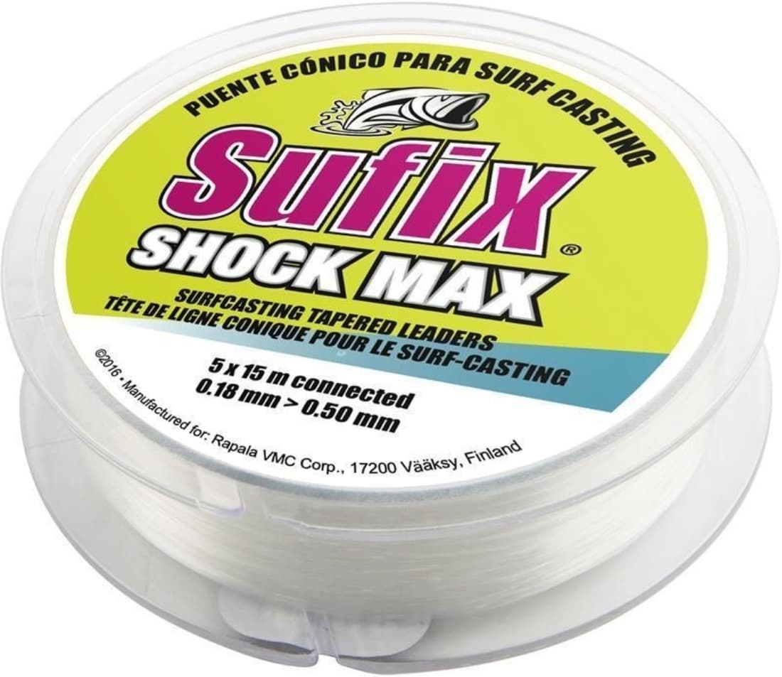 SHOCK MAX Tapered Line 15M*5 0.26MM-0.57MM/CLEAR