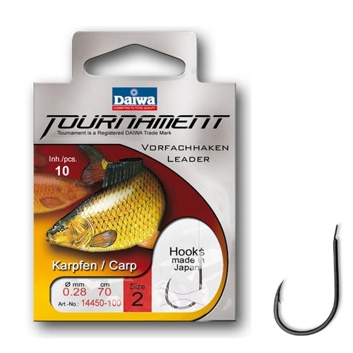 Cârlige legate Daiwa Tournament Nr.4, 10buc/plic