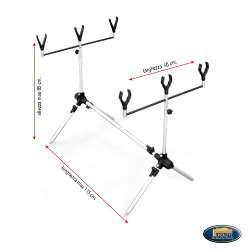 Rod Pod aluminiu Lineaeffe, 3 posturi