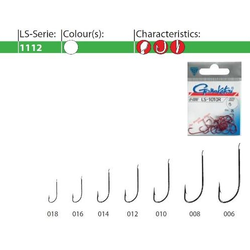 CÂRLIGE GAMAKATSU LS-1112N NICKEL NR.10 25BUC/PLIC