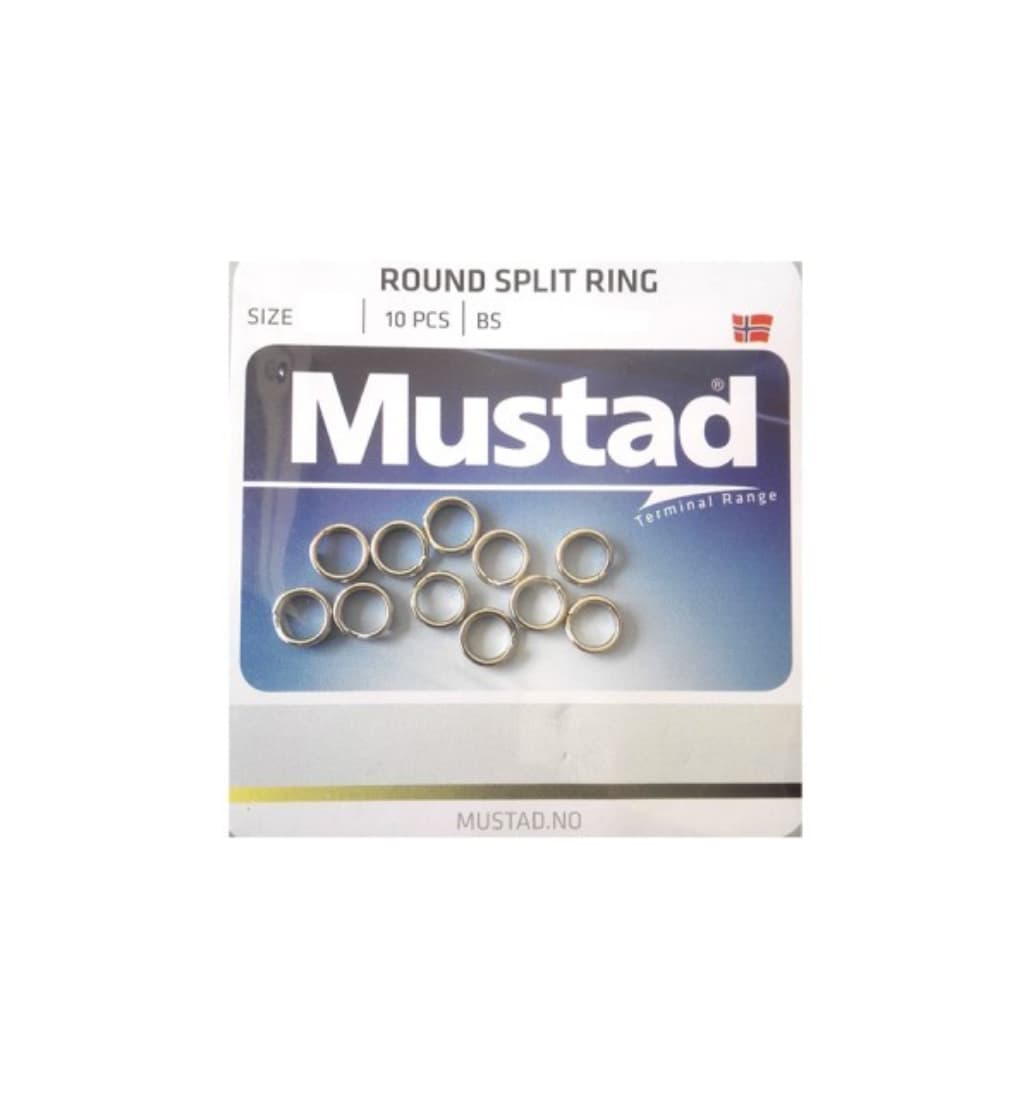 Inele despicate Mustad, 6.7mm/24kg, 10buc/plic