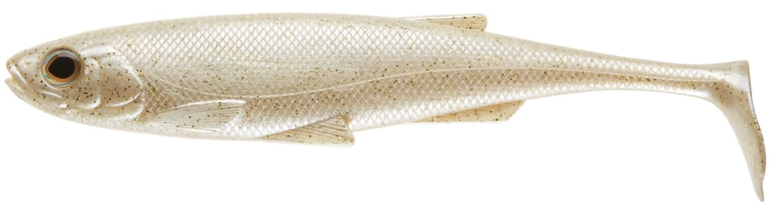 Shad Daiwa Duckfin Live, UV Pearl, 10cm, 3buc/plic