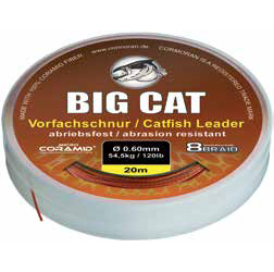 Fir textil Cormoran Big Cat 8-Braid, 20m, 0.80mm/80kg