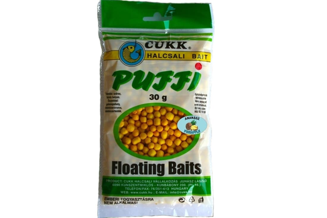 Pufuleți Cukk Puffi, Ananas, Mic, 30g  ﻿