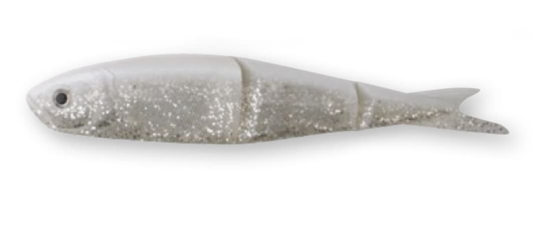 Shad Savage Gear Soft 4Play LB, Pearl Silver, 9.5cm/7.5g, 4buc/plic
