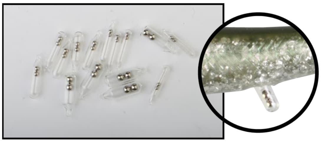 Kit lesturi Savage Gear Glass Rattle, 15buc/plic