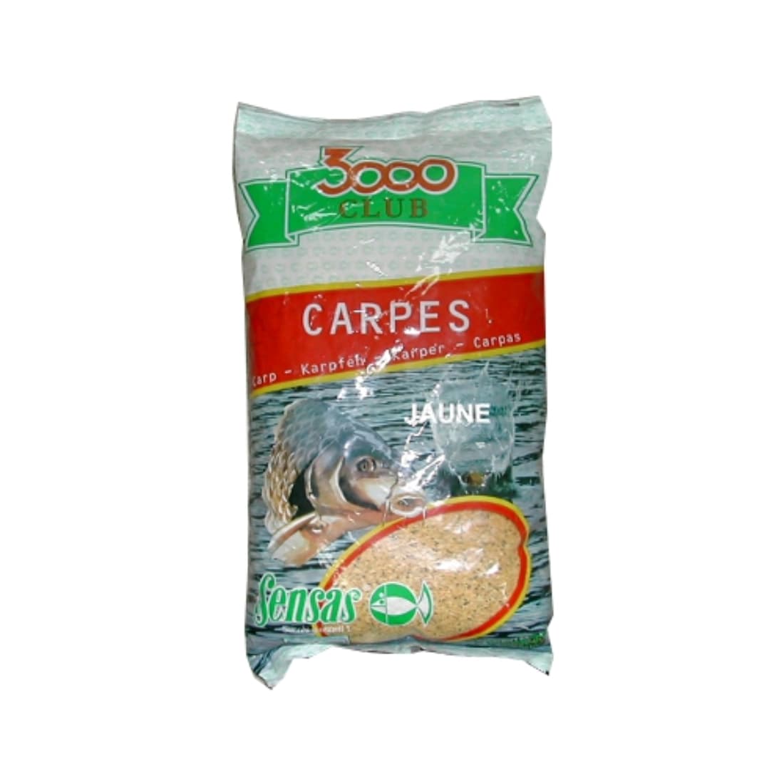 Nadă Sensas 3000 Club, Carp/Big Fish Jaune, 1kg