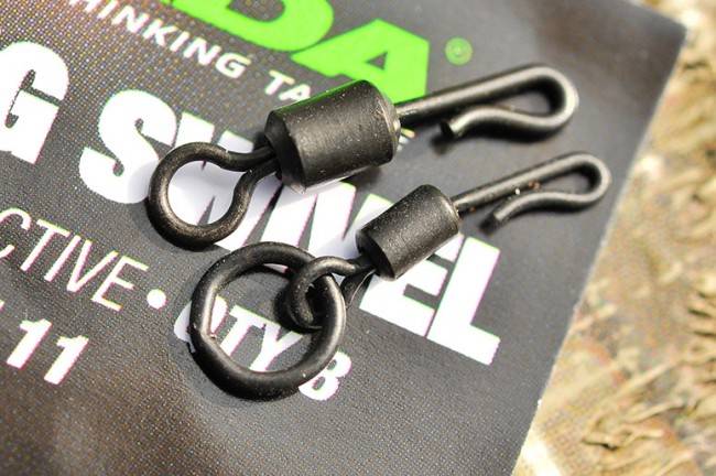 Vârtej cu agrafă rapidă si anou Korda Qc Ring Swivel, Nr.8, 8buc/plic