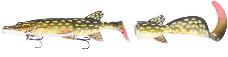 Shad Savage Gear Hybrid Pike SS02, Yellow Pike, 17cm/45g, 1+2buc/blister