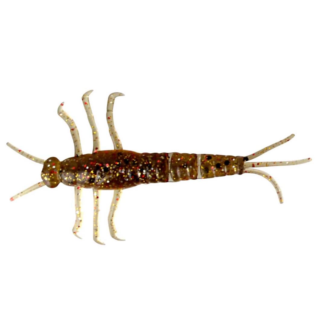 Nălucă Savage Gear 3D PVC Mayfly, Brown Glitter, 5cm, 8buc/plic