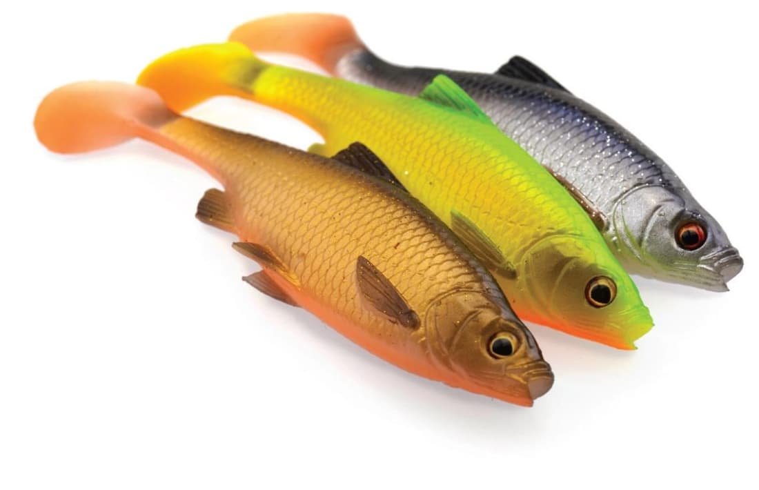 Shad Savage Gear 3D Roach Paddle Tail, Firetiger, 7.5cm/5g, 4buc/plic