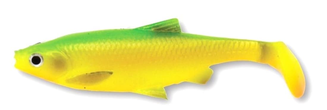 Shad Savage Gear 3D Roach Paddle Tail, Firetiger, 7.5cm/5g, 4buc/plic