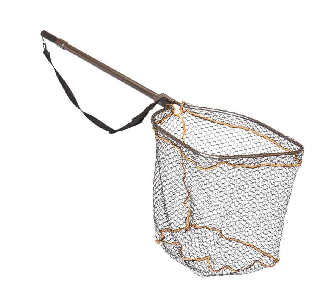 Minciog telescopic Savage Gear Full Frame Rubber Mesh Landing Net, 50x65cm/95-150cm
