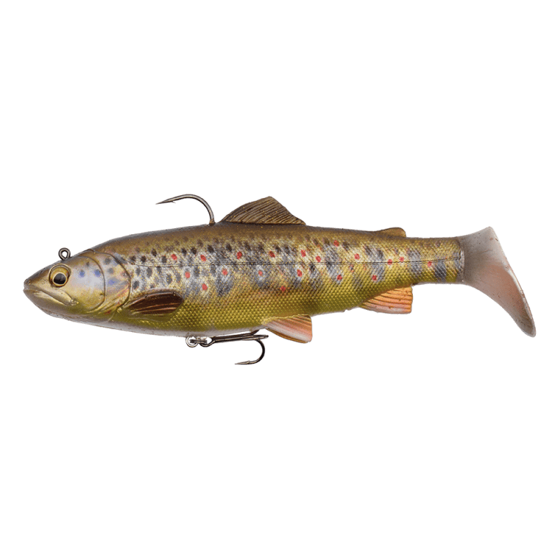 Nălucă Savage Gear 4D Trout Rattle, Dark Brown Trout, 12.5cm/35g