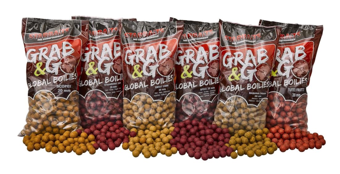 Boilies Starbaits Grab&Go Global, Mega Fish, 20mm, 1kg