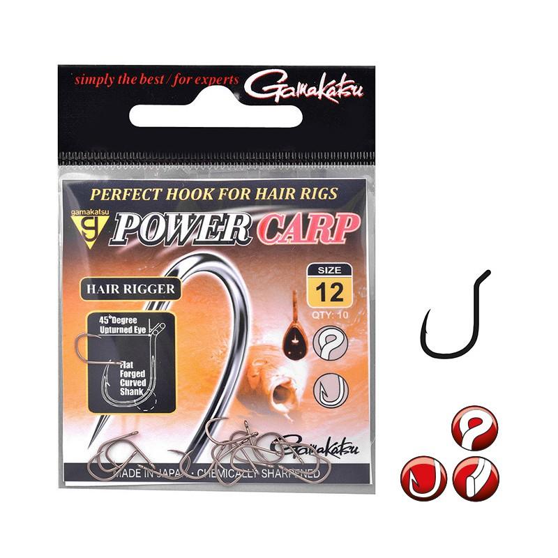 CÂRLIGE GAMAKATSU POWER CARP HAIR RIGGER, NR.12 10BUC/PLIC