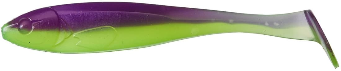 Shad Illex Magic Slim, Purple Chartreuse, 6.5cm/2g, 12buc/plic