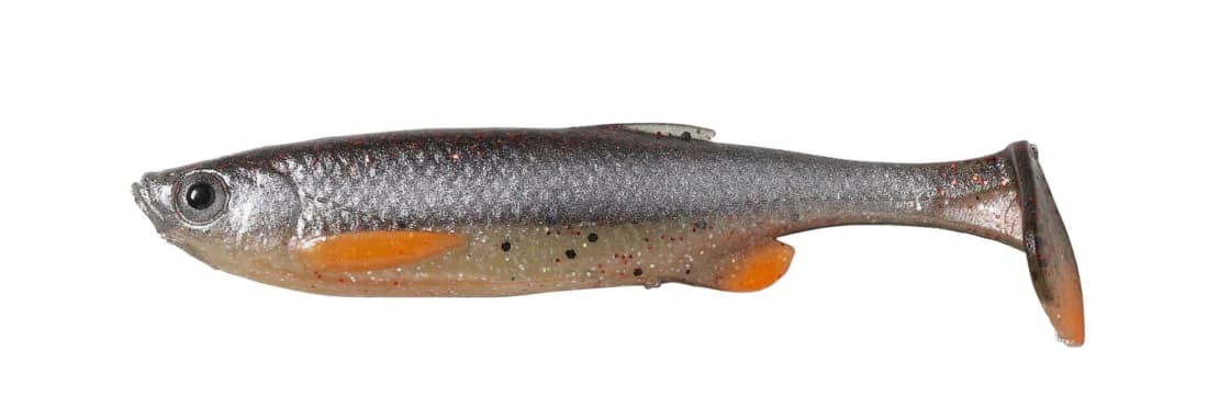 Shad Savage Gear Fat Minnow T-Tail, Green Pearl Silver, 9cm/7g, 4buc/plic