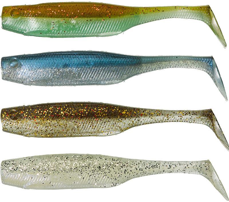Shad Gunki Peps, Clear Water Mix, 9cm/5.3g, 4buc/plic