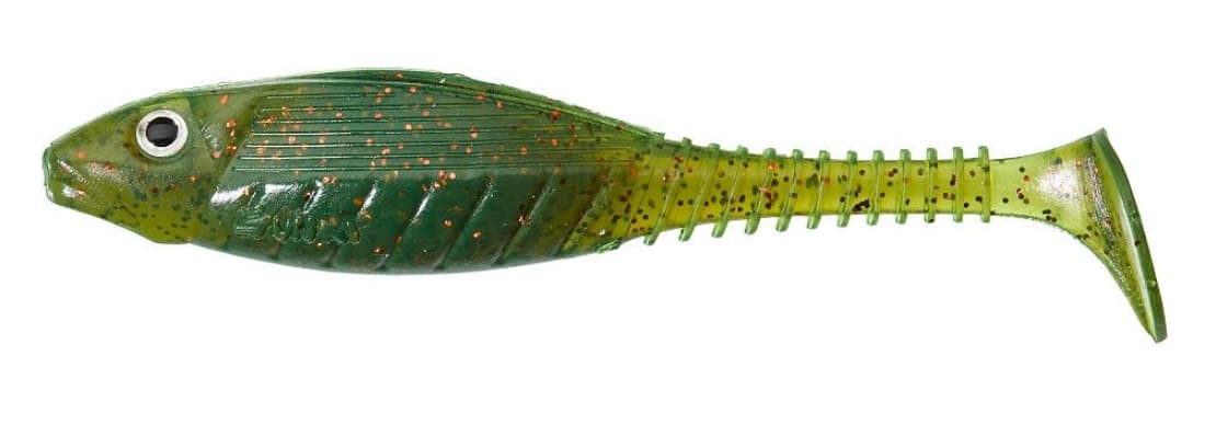 Shad Gunki Grubby SL, Motoroil Red, 8.5cm/6.2g, 6buc/plic