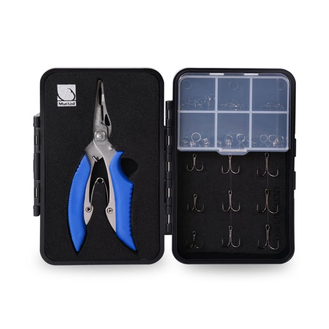 Kit Clește multifuncțional + Accesorii Mustad Hook Replacement Perch & Trout