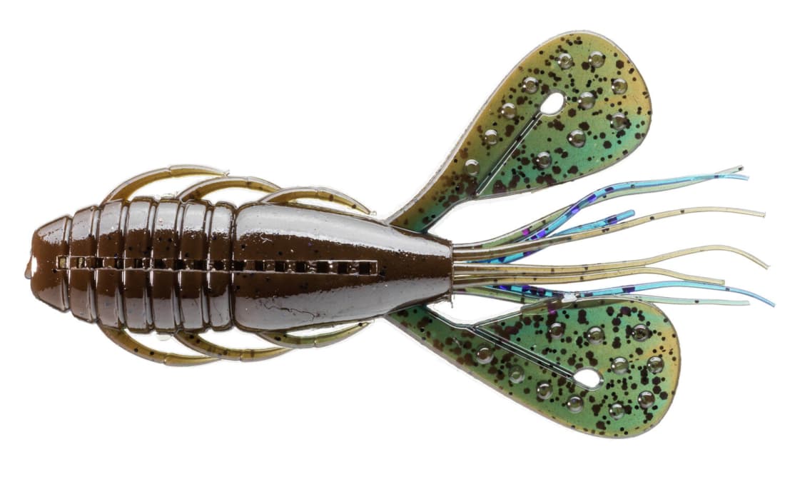 Nălucă Daiwa Prorex Both Craw, Green Pumpkin/Purple, 7.5cm, 6buc/plic