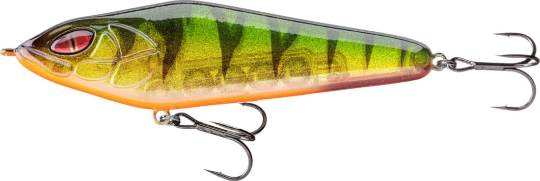 Vobler Daiwa Prorex Lazy Jerk SS, Ghost Gold Perch, 9cm/18g