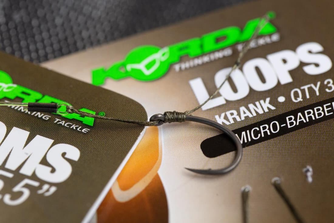 Riguri Korda Loops Krank Micro-Barbed, Nr.6/18lbs, 3buc/blister
