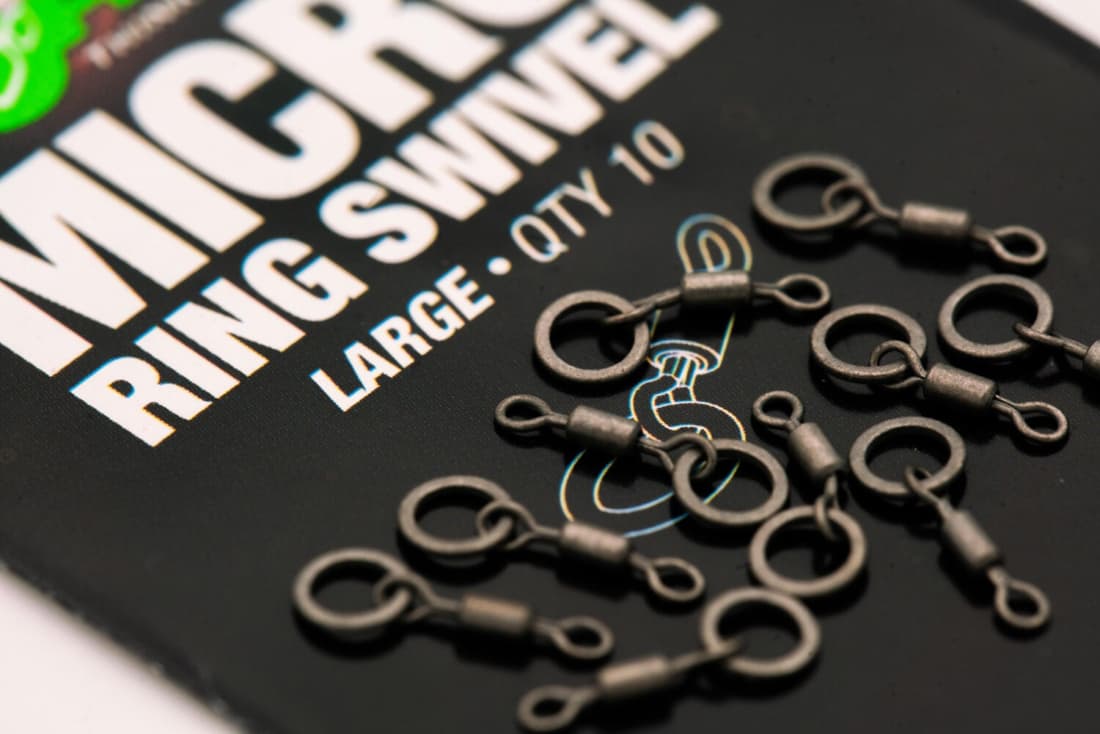 Microvârtej cu anou Korda Ring Swivel, Large, 10buc/plic