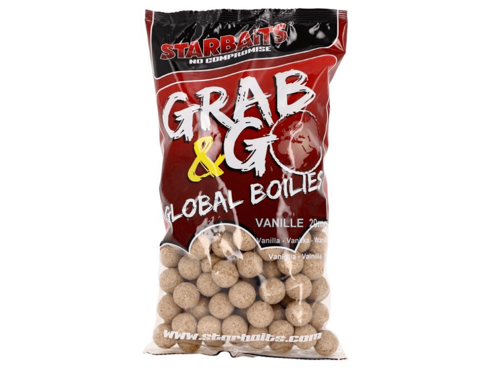 Boilies Starbaits Grab&Go Global, Vanilie, 20mm, 1kg