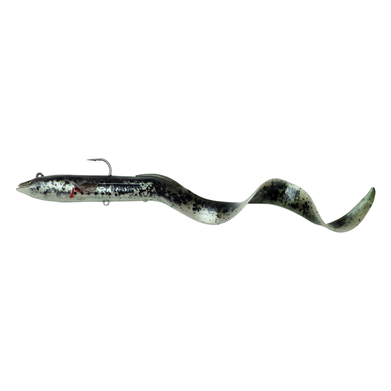 Nălucă Savage Gear 4D Real EEL, Black Green Pearl PHP, 20cm/38g