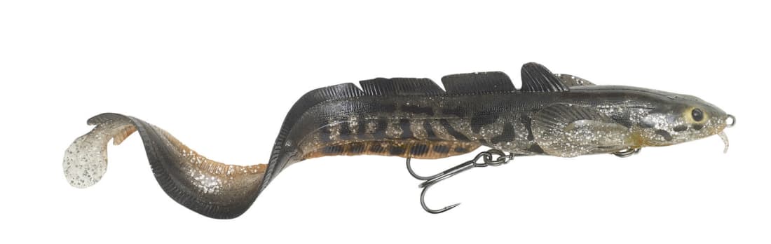 Nălucă Savage Gear 3D Burbot, Silver UV, 25cm/70g