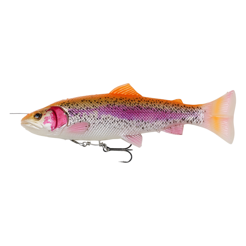 Shad Savage Gear 4D Line Thru Pulse Tail Trout, Albino Trout, 16cm/51g