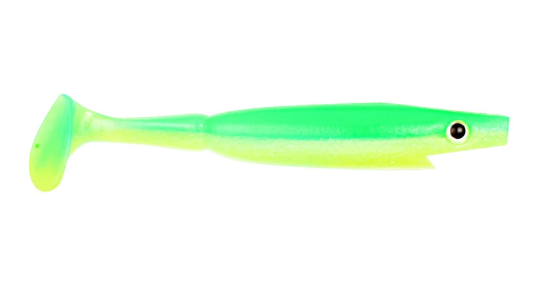 Shad Strike Pro Piglet, Culoare Limetreuse C012, 10cm, 7g, 6buc/plic
