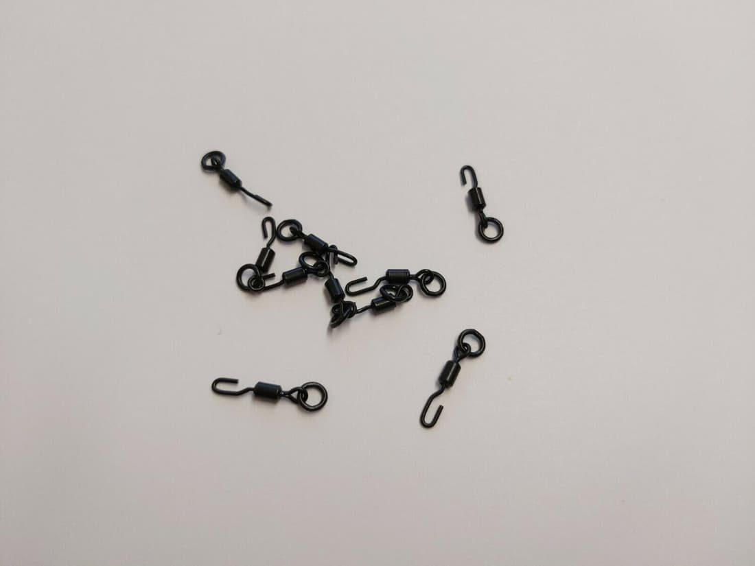 Vârtej cu anou și agrafă rapidă Korda Spinner Ring Swivel, Nr.11, 10buc/plic
