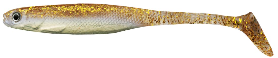 Shad Cormoran Crazy Fin, Golden Seed, 10cm/6g, 2buc/plic