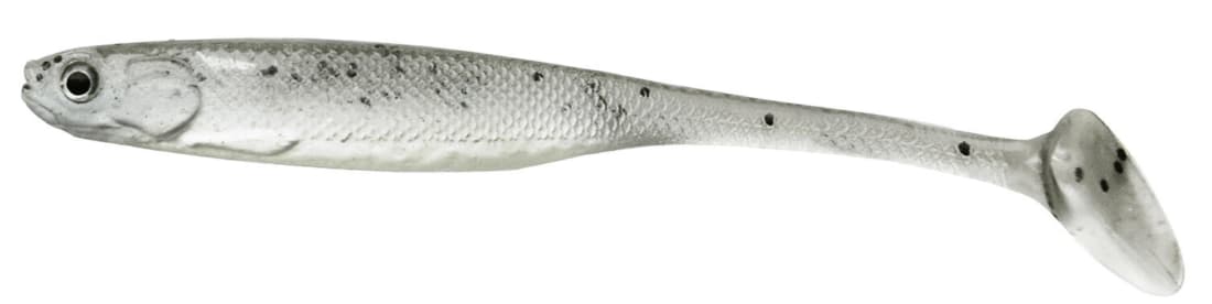 Shad Cormoran Crazy Fin, Pearl White, 10cm/6g, 2buc/plic