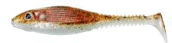 Shad Gunki Grubby SL, Brown Sugar Green&Red FLK, 6cm/2g, 10buc/plic