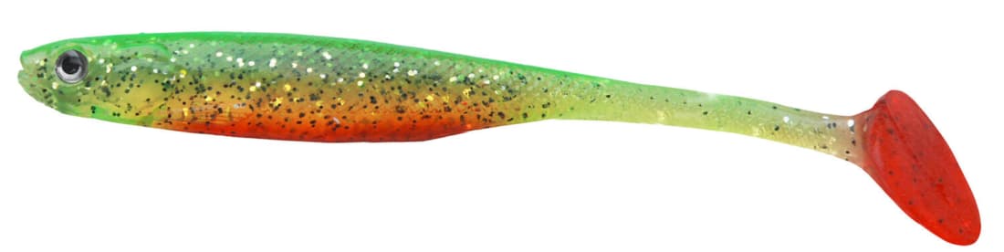 Shad Cormoran Crazy Fin, Green Tiger, 10cm/6g, 2buc/plic