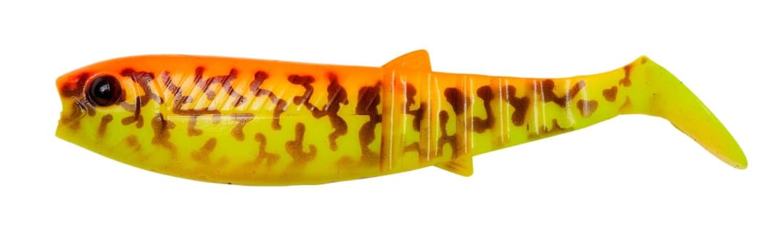 Shad Savage Gear Cannibal Shad, Burbot Golden Ambulance, 6.8cm, 3g, 4buc/plic