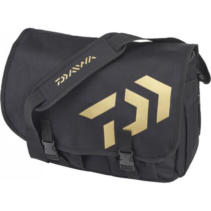 Geantă de umăr Daiwa Taille, Medium, Black/Gold, 33x45x17cm