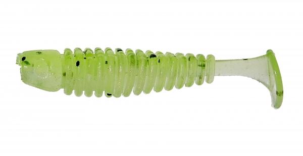 Shad Gunki Tipsy S, Neon Pepper Chart, 3.8cm/0.75g, 15buc/plic