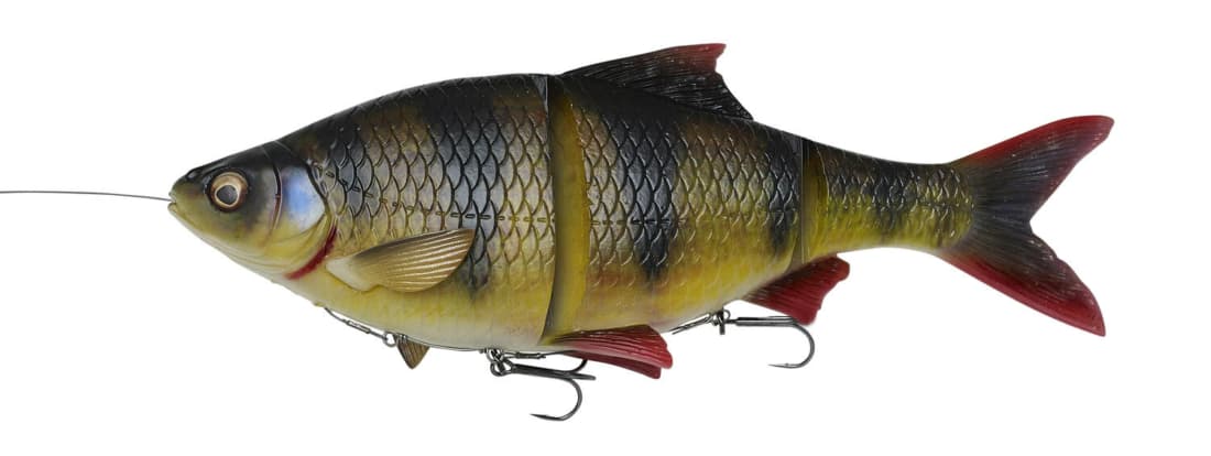 Swimbait Savage Gear 4D Line Thru Roach SS, Perch, 18cm/80g