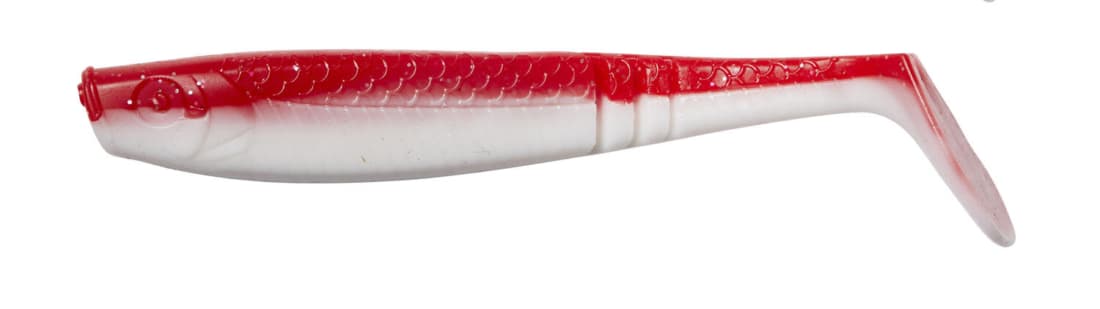 Shad Ron Thompson Paddle Tail, Red White, 10cm/7g, 4buc/plic
