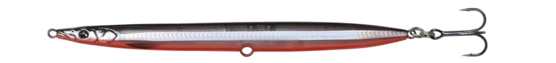 Pilker Savage Gear Sandeel Pencil, Black/Red, 9cm/13g