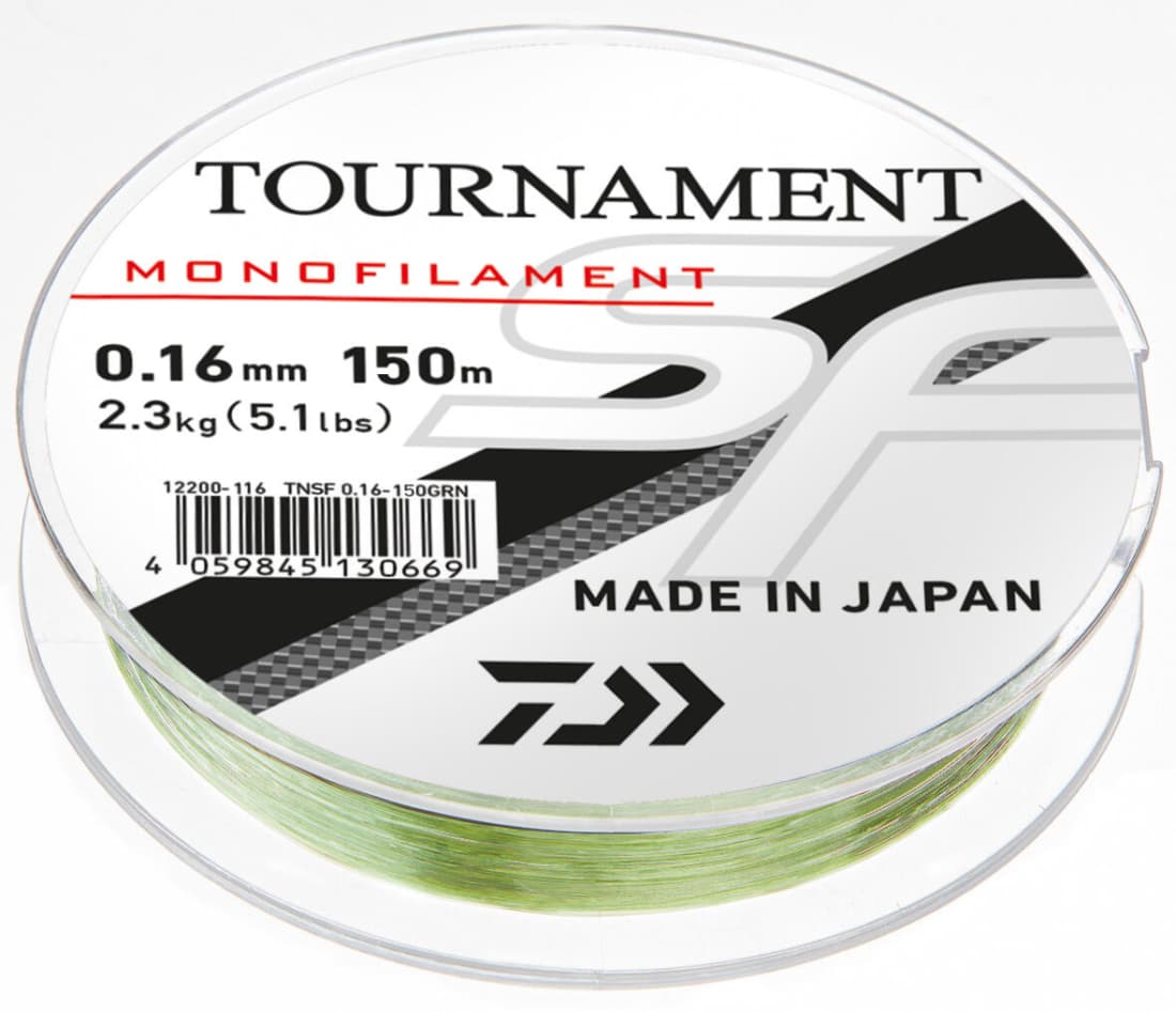 Fir monofilament Daiwa Tournament SF, Green, 0.33mm/9kg/300m