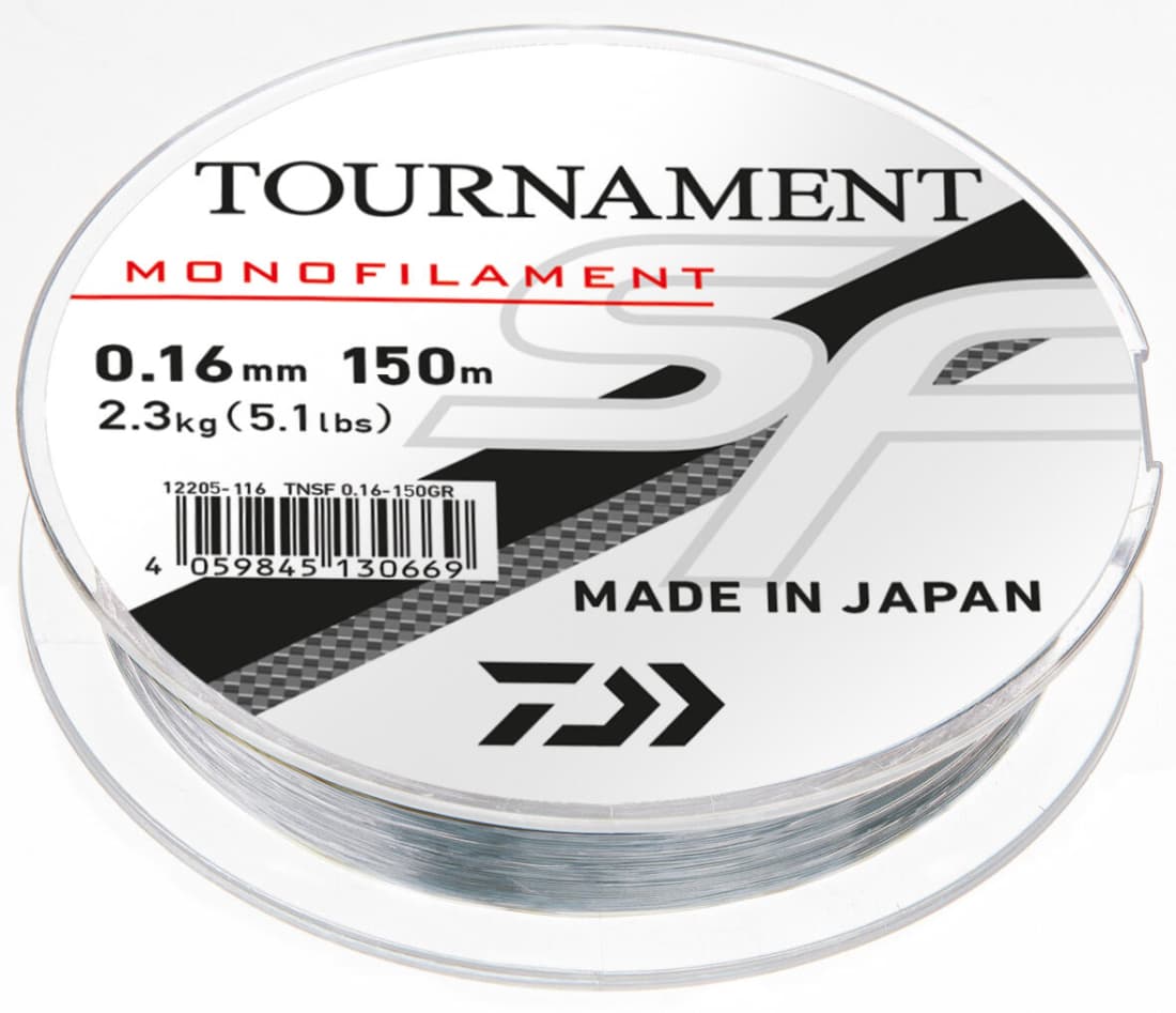 Fir monofilament Daiwa Tournament SF, Grey, 0.26mm/5.7kg/300m