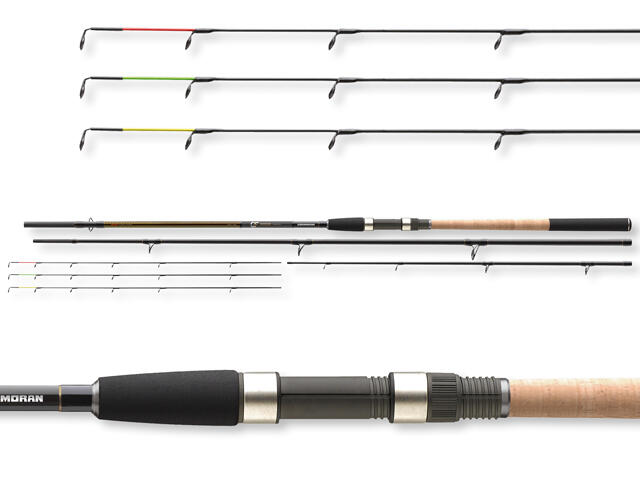 Lansetă Cormoran GF Feeder Pro, 3.90m/40-120g, 3+3buc
