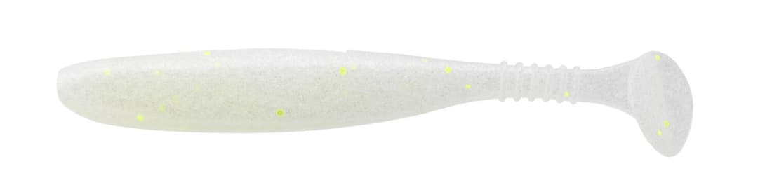 Shad Daiwa Tournament D'Fin, UV Flake Pearl, 10cm, 7buc/plic