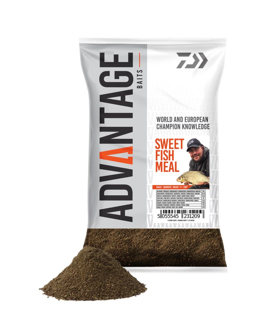Nadă Groundbait Daiwa Advantage, Sweet Fishmeal, 1kg